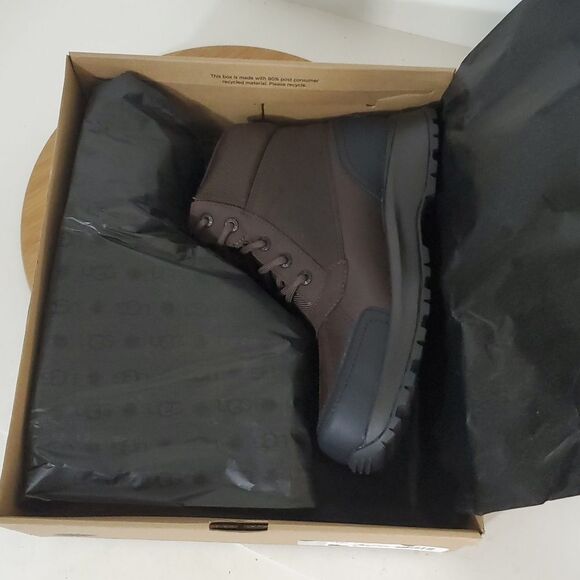 UGG Men's Emmett Waterproof Leather Duck Boot Stout Size 9 NIB - Picture 12 of 14